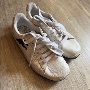 Puma Palermo White/Navy Blue Womens Sneakers size US 6.5
